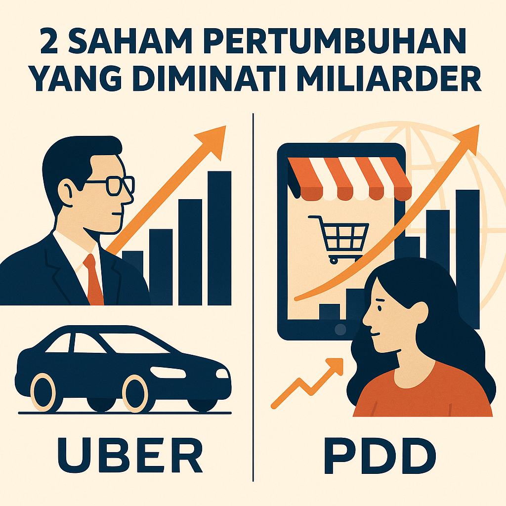 2 Saham Pertumbuhan yang Sedang Dikoleksi Para Miliarder: Uber dan PDD