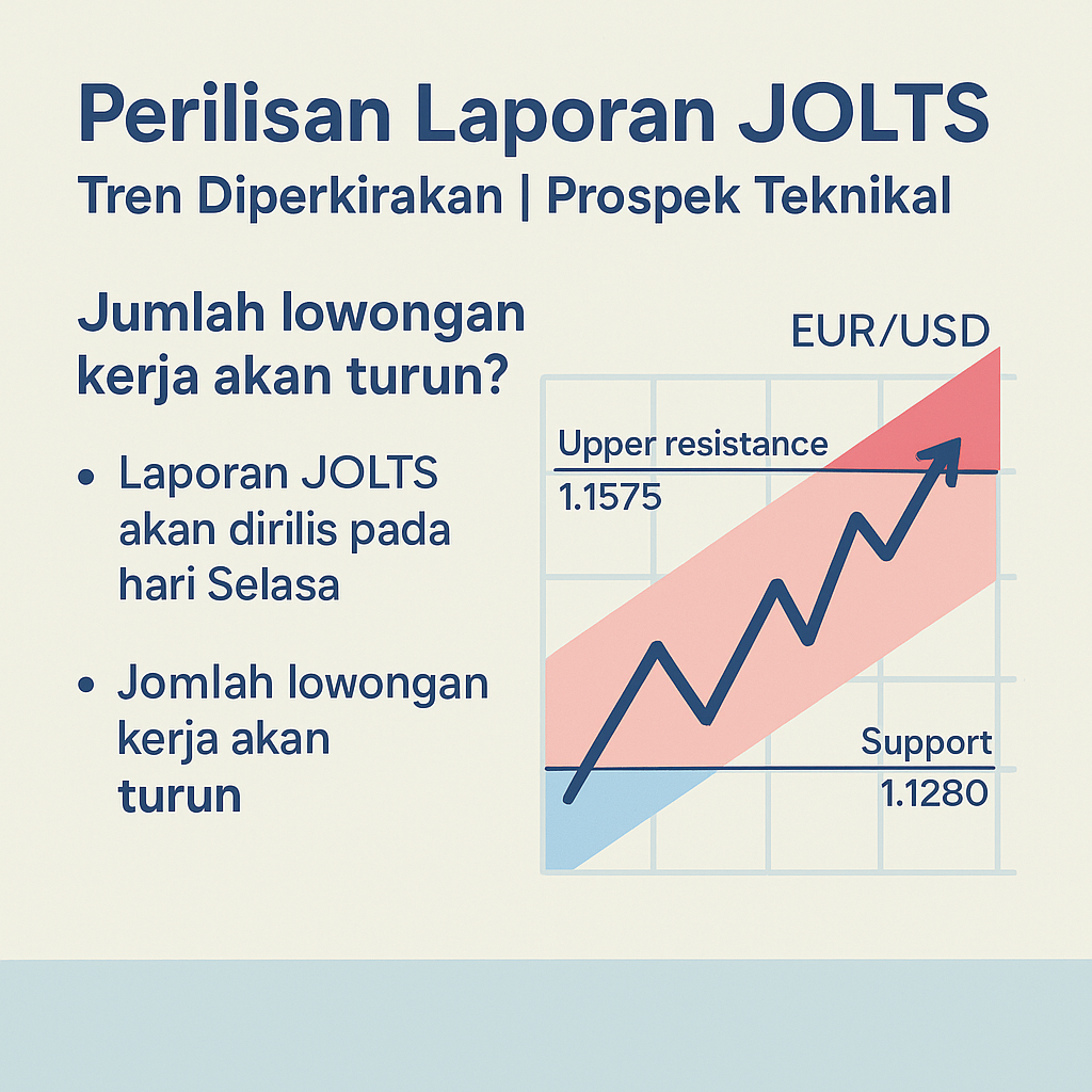Laporan JOLTS AS Dipantau Ketat: Potensi Tekanan Baru terhadap Dolar Jika Lowongan Kerja Turun Tajam