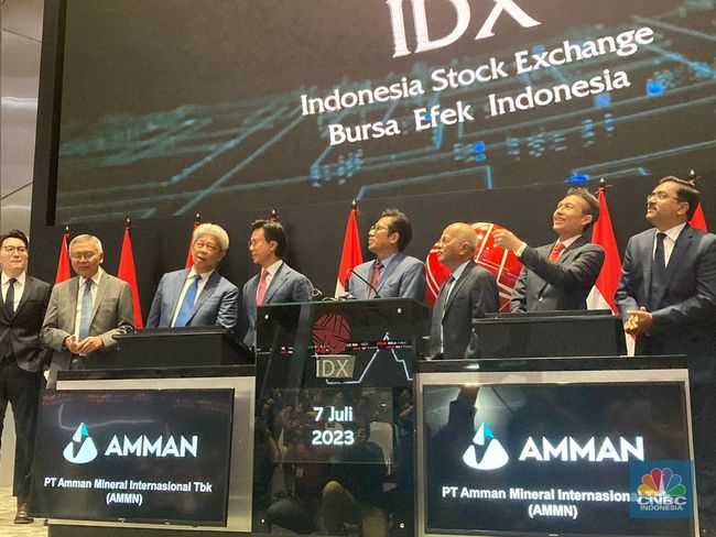 Saham AMMN Terjun 14,75% dalam Sehari: Laporan Kinerja Semester I Bikin Investor Waspada
