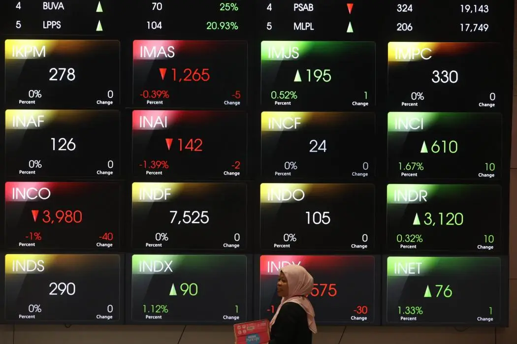 Asing Lepas Rp649 Miliar Saham Indonesia, IHSG Terkoreksi ke 8.366,51