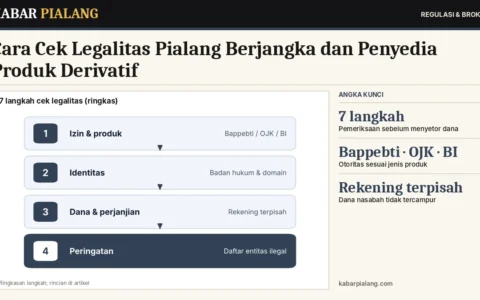 Cara Cek Legalitas Pialang Berjangka dan Penyedia Produk Derivatif: 7 Langkah Sebelum Menyetor Dana