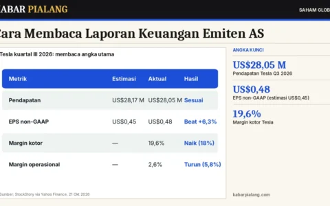 Cara Membaca Laporan Keuangan Emiten AS: Revenue, EPS, Margin, dan Guidance dengan Contoh Tesla