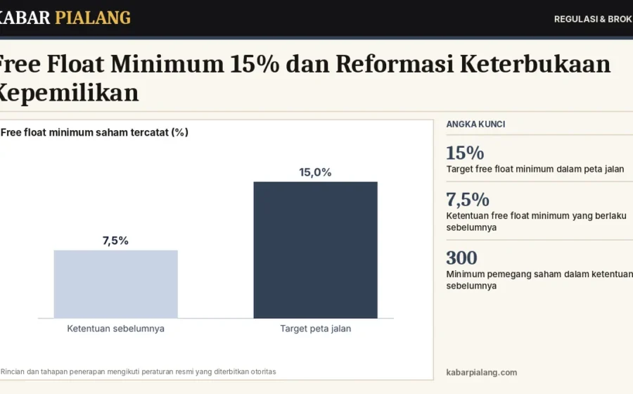 Free Float Minimum 15% dan Reformasi Keterbukaan Kepemilikan: Apa Artinya bagi Investor?