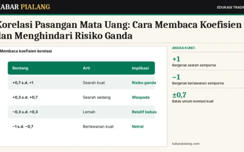 Korelasi Pasangan Mata Uang: Cara Membaca Koefisien dan Menghindari Risiko Ganda