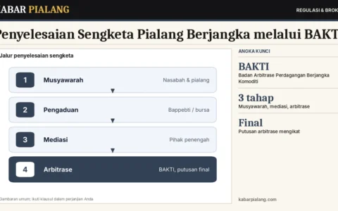Penyelesaian Sengketa Pialang Berjangka melalui BAKTI: Tahapan Musyawarah, Mediasi, dan Arbitrase