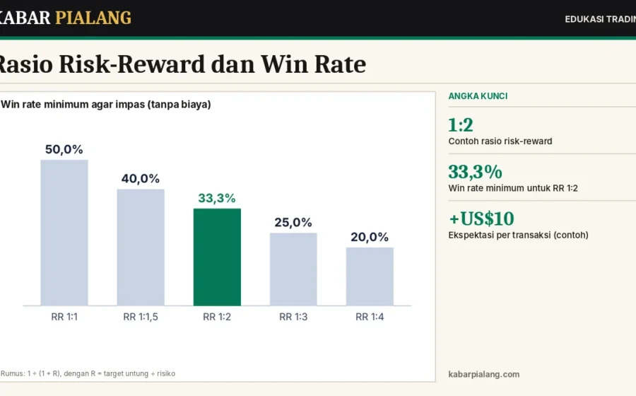 Rasio Risk-Reward dan Win Rate: Cara Menghitung Ekspektasi Hasil Trading dan Win Rate Minimum