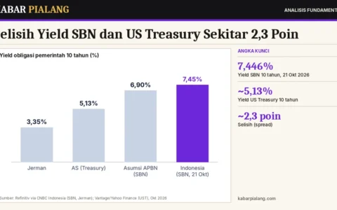 Selisih Yield SBN dan US Treasury Sekitar 2,3 Poin: Cukup Menarikkah Aset Rupiah bagi Investor Asing?